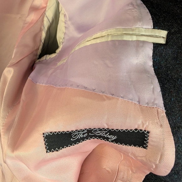 Paul Smith Wool/Cashmere Heathered Navy 2 Button Suit Jacket Size 38R - Picture 12 of 16